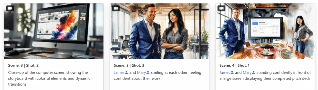 Pitch storyboard banner