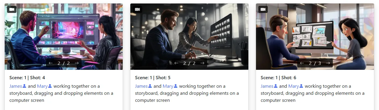 Storyboarder.ai pitch workflow