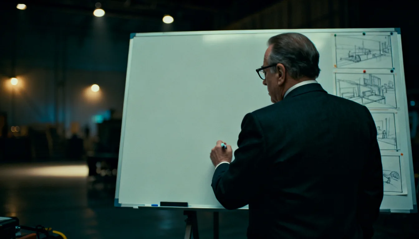 Film director AI storyboarding with FLUX in pre-production