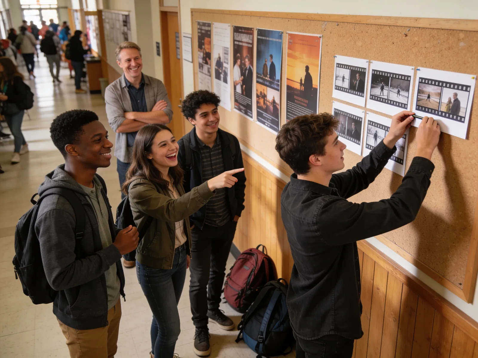 AI storyboarding tool for film schools — class dashboard with student projects